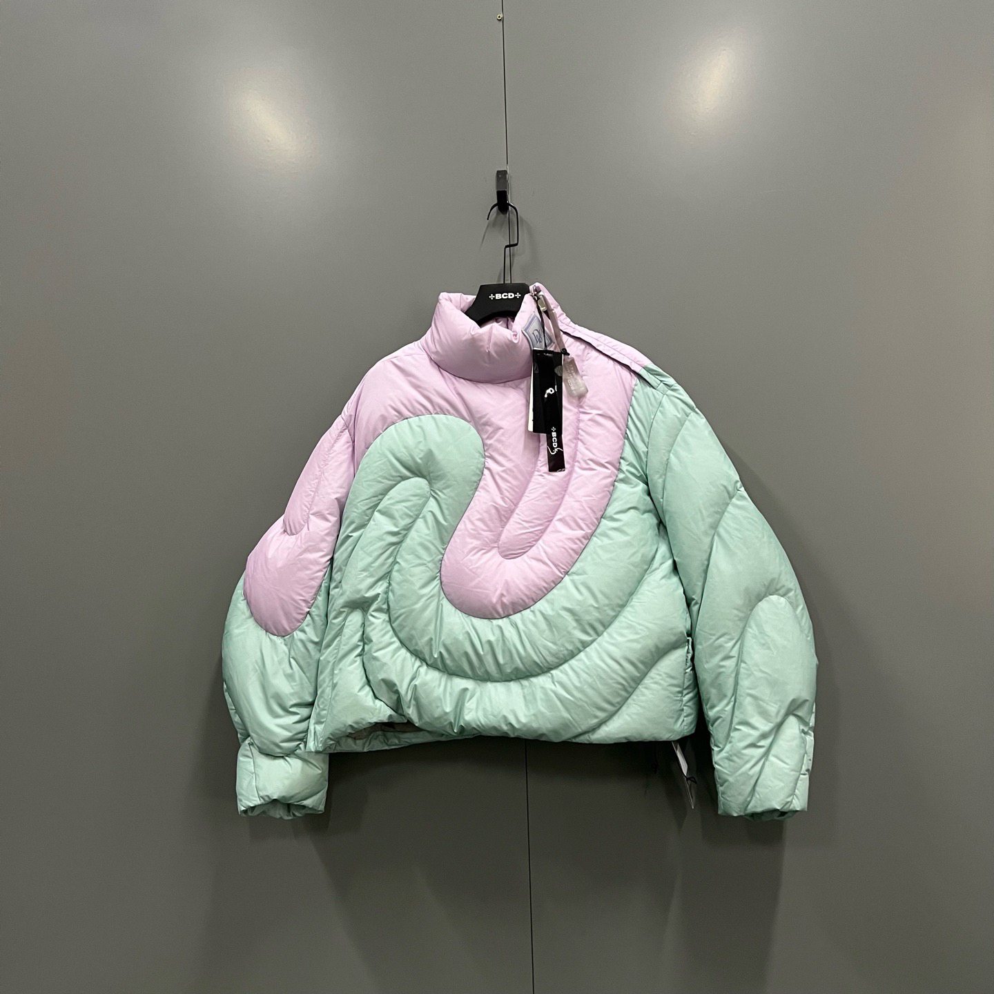 未使用 DIOR/迪奥 楠 双色波浪图案立领长袖外套 103201