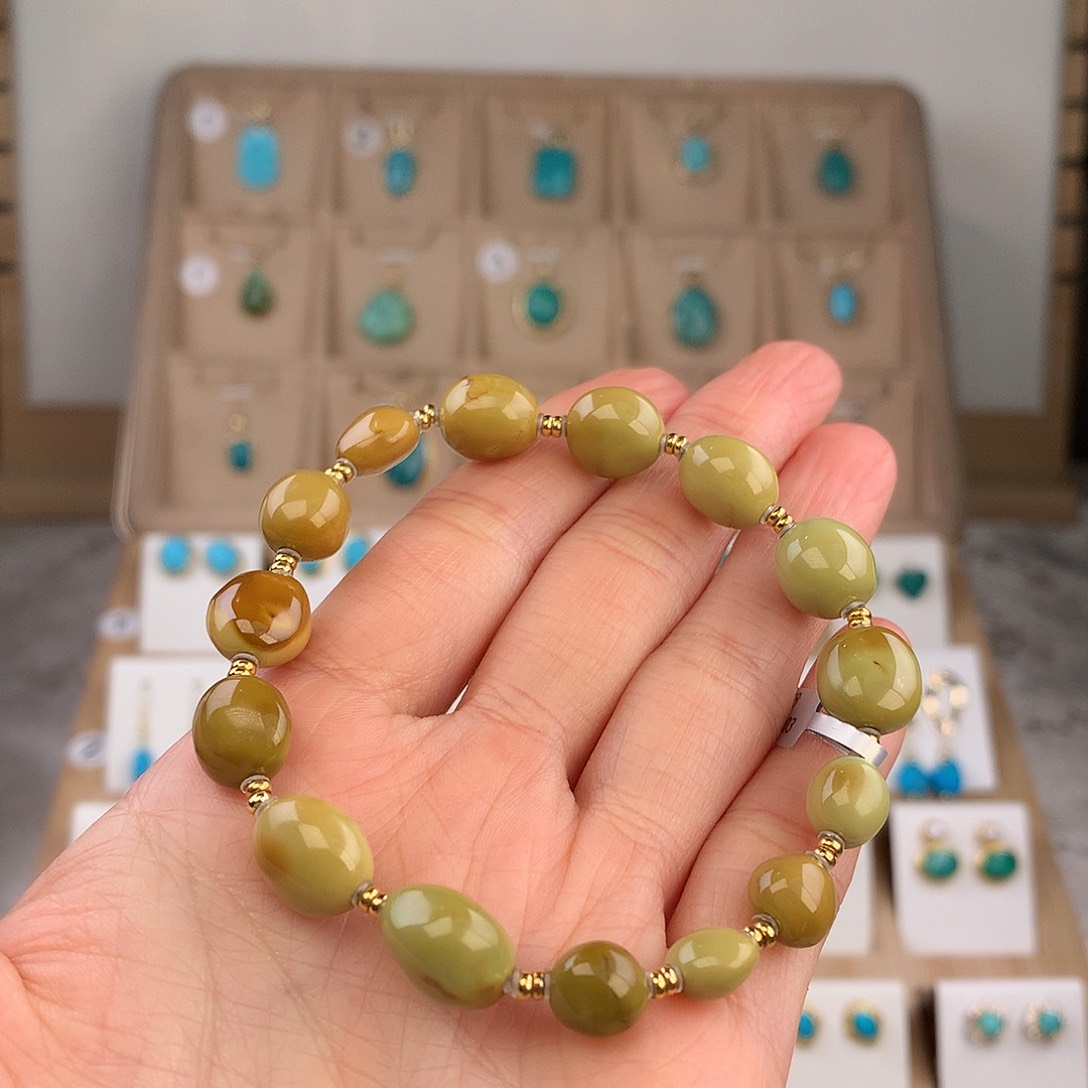 绿松石未镶嵌手链