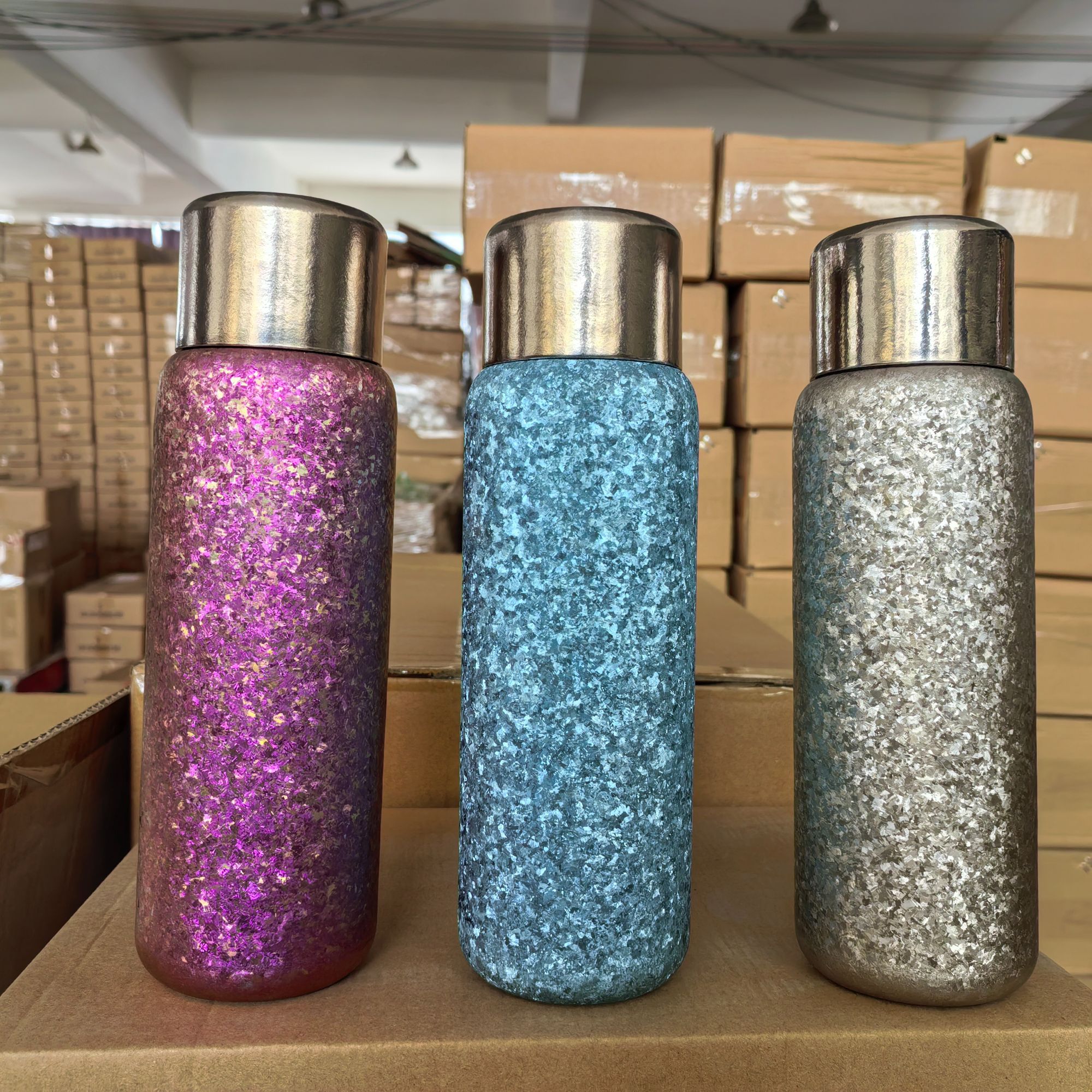 600ml纯钛大冰花焖泡杯车载居家保温便携保温（带礼盒）