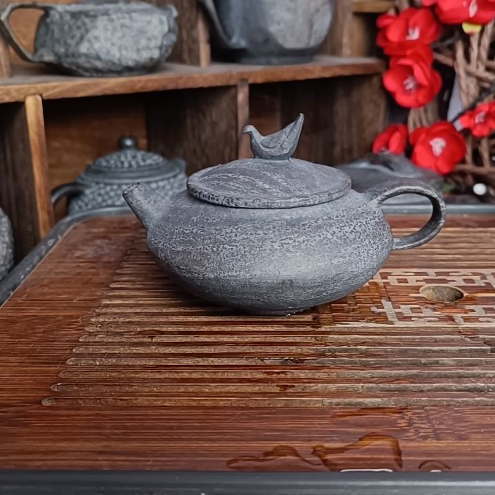 砖雕手工雕刻喜鹊壶