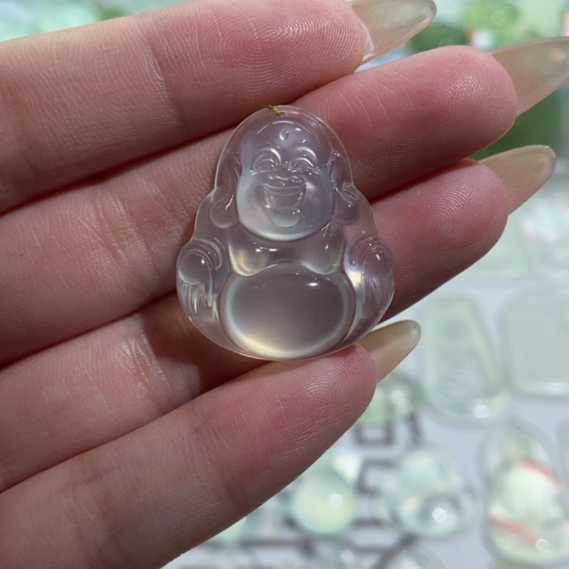 【闪购商品】蛇纹石玉颈饰未镶嵌