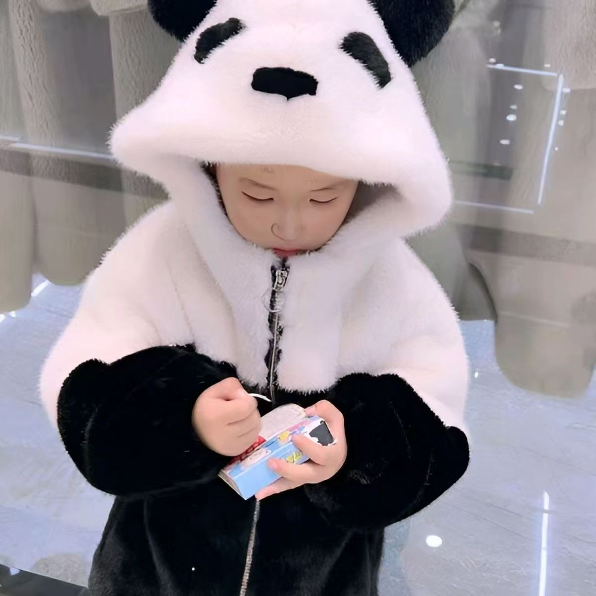 2025新款儿童冬季欧货爆款毛毛外套