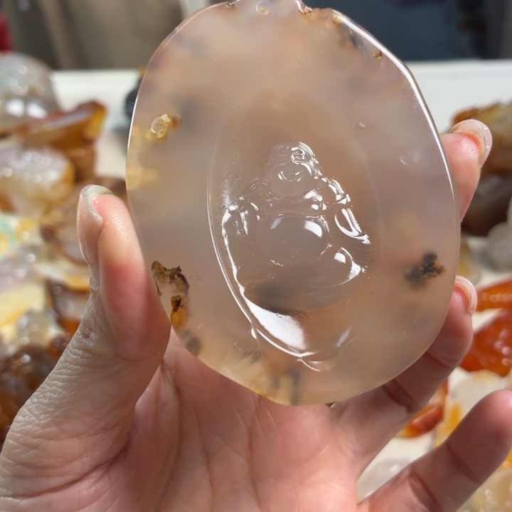 玛瑙/玉髓未镶嵌吊坠(不含链)