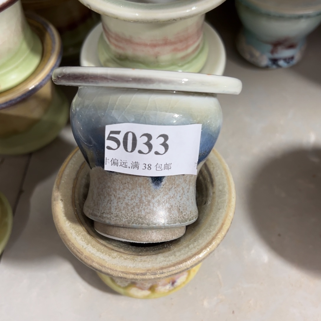 红陶景德镇手工花盆