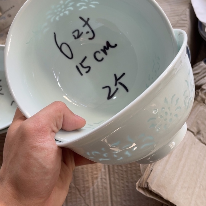 碗瓷景德镇高温细白瓷餐具