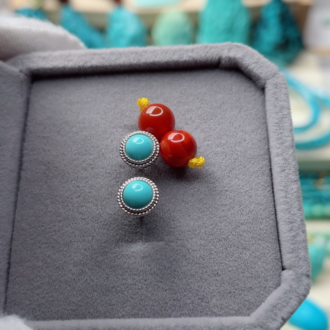 南红玛瑙珠宝奇石银S925镶嵌