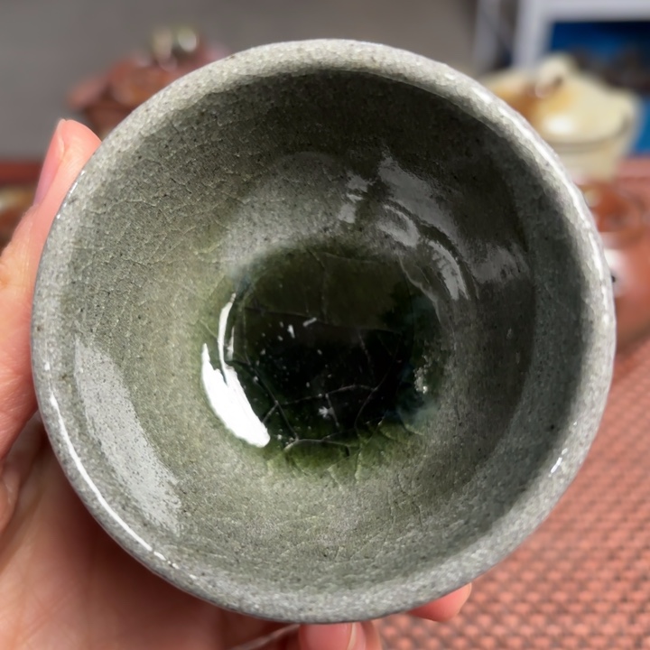 紫砂茶杯玉化小杯