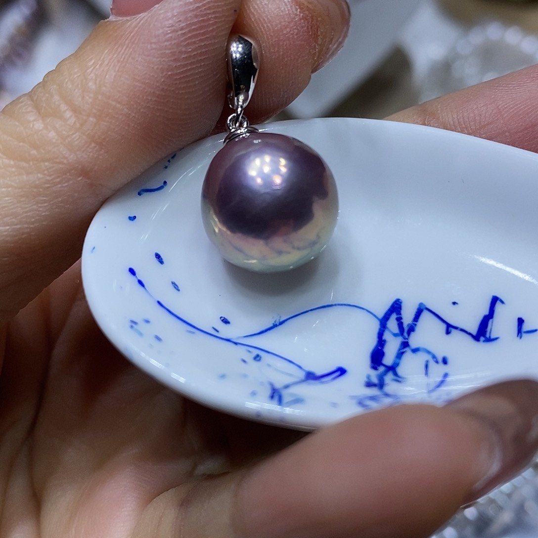 淡水珍珠耳钉未镶嵌