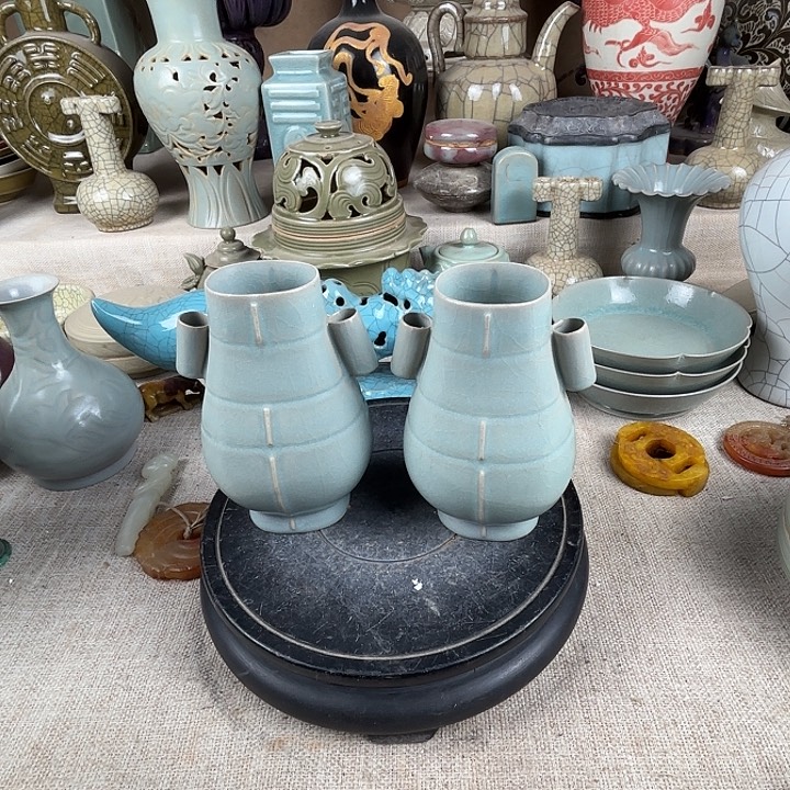 无***知摆件瓷器好好看哦