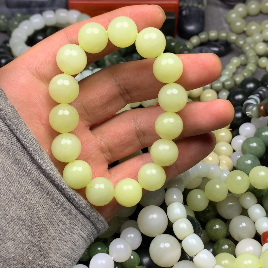 和田玉手链未镶嵌肆*