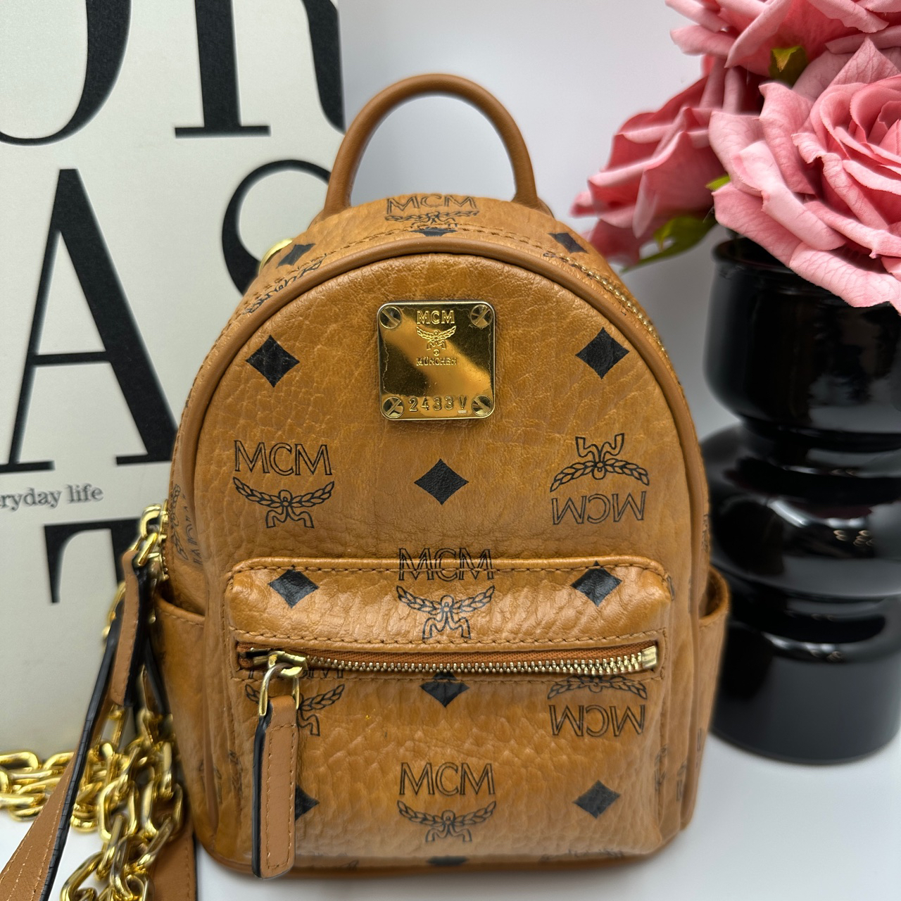 95新 MCM 8492 单肩包