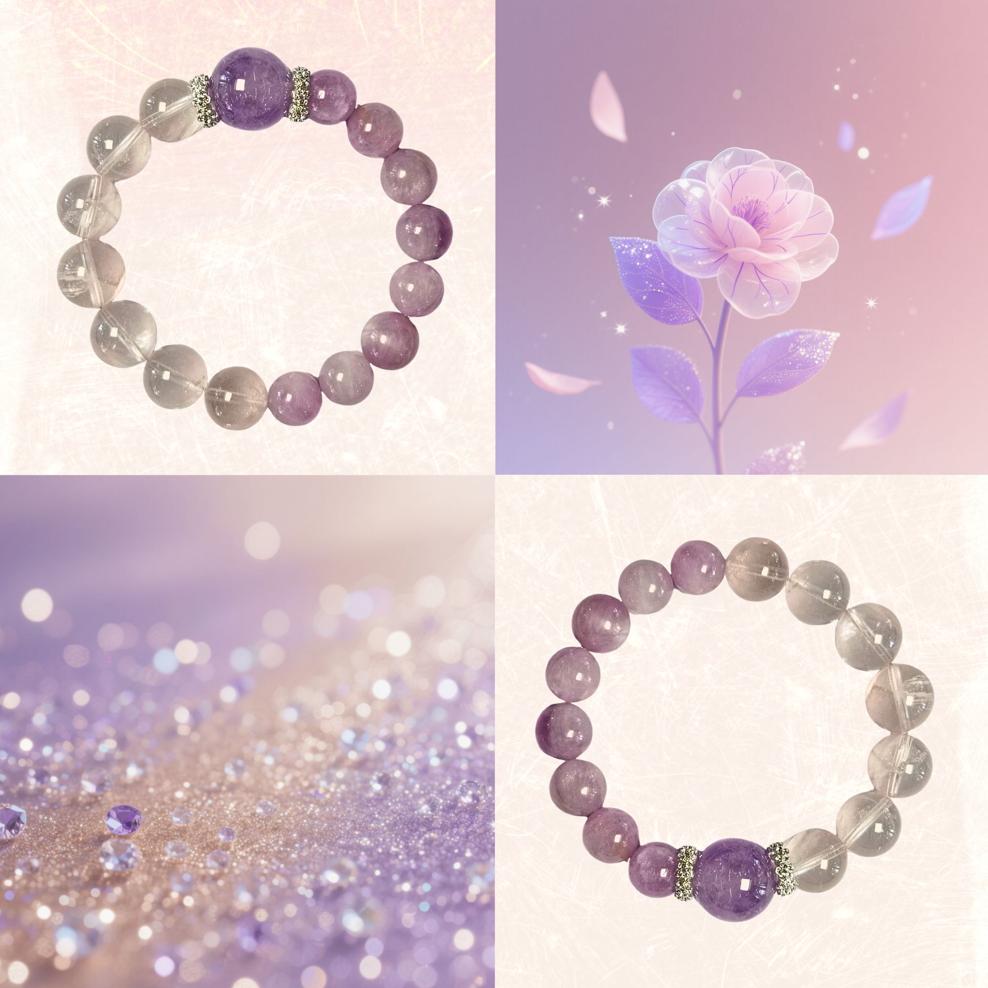 原创小众设计水晶手串