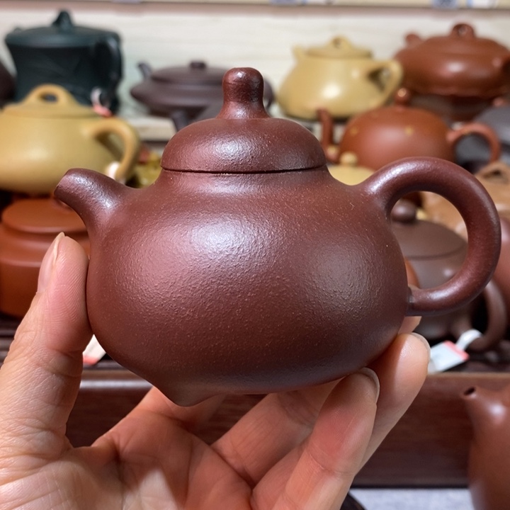 茶壶紫砂微瑕处理一把