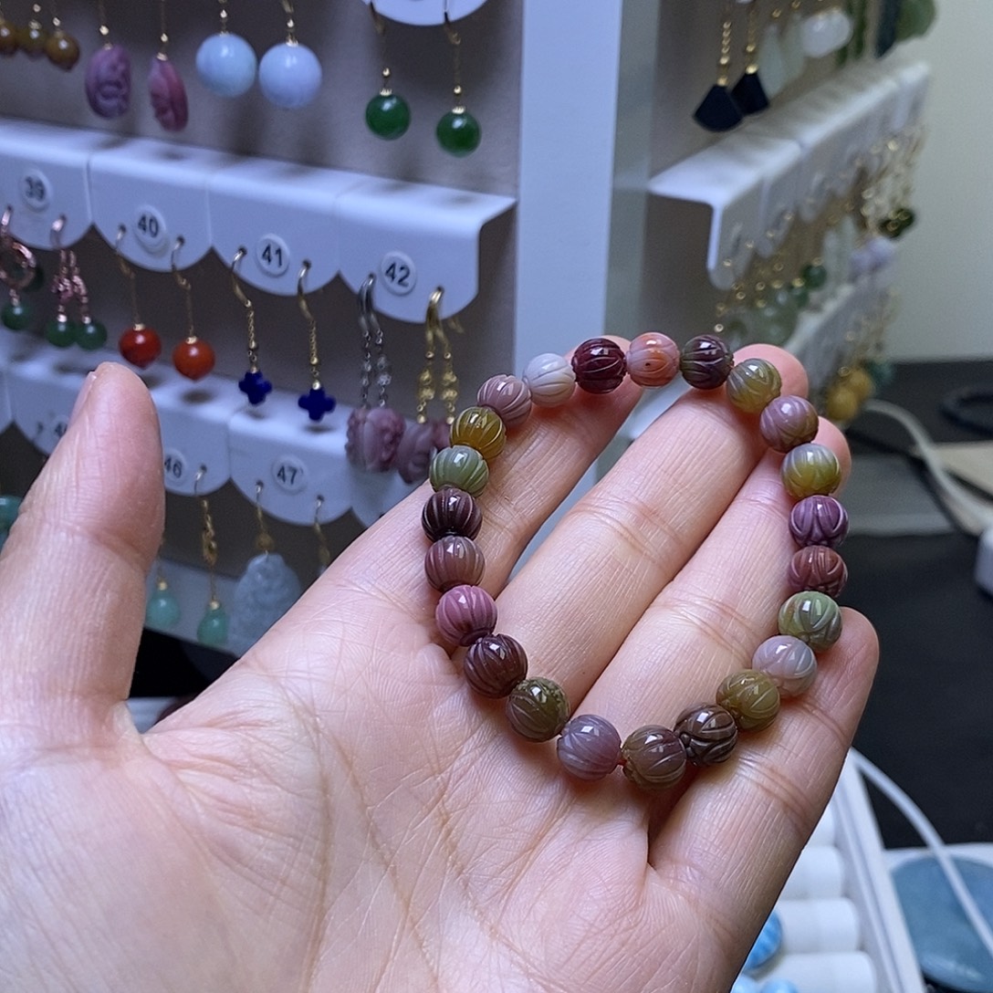 玛瑙/玉髓未镶嵌手链