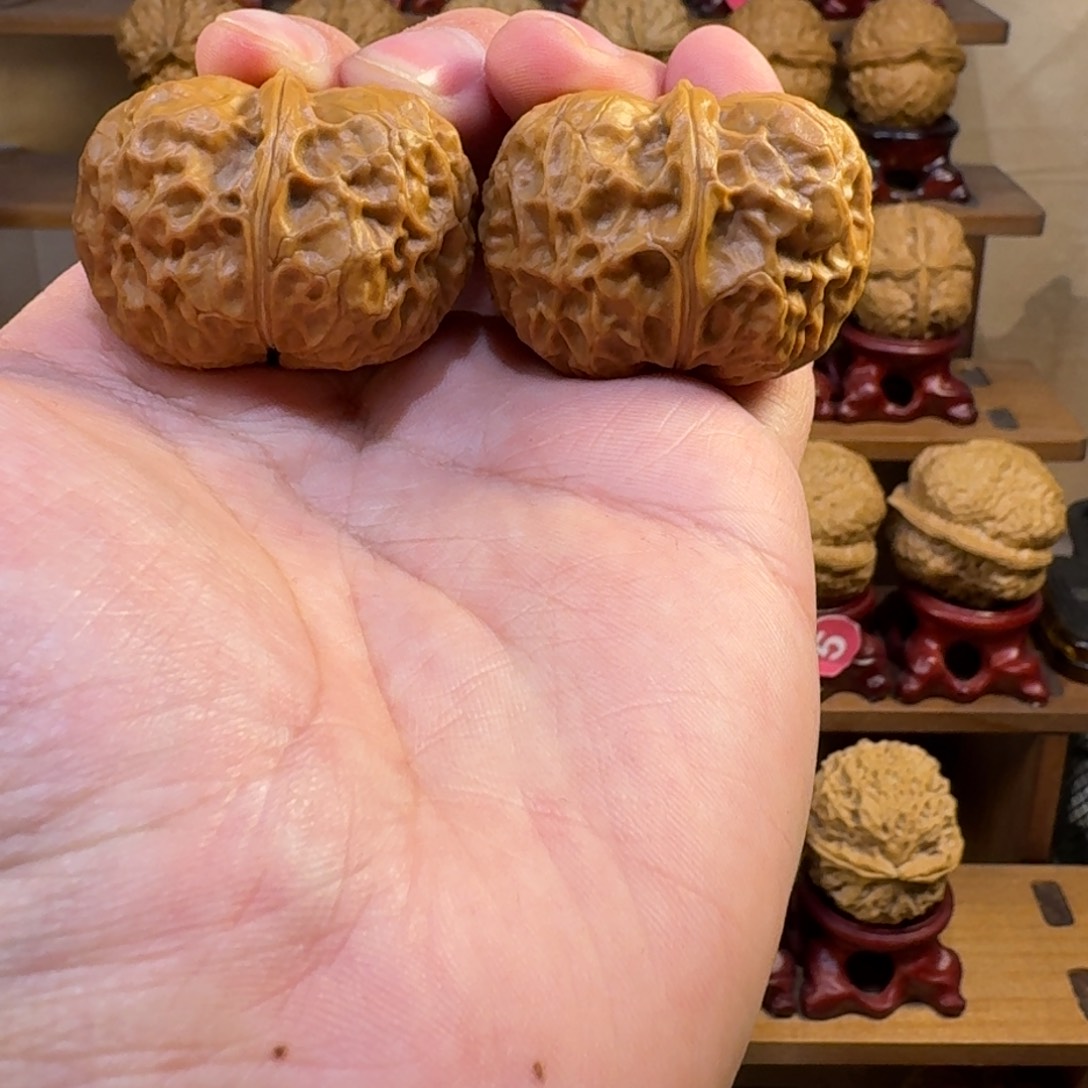 铁核桃把件金锭子42尺