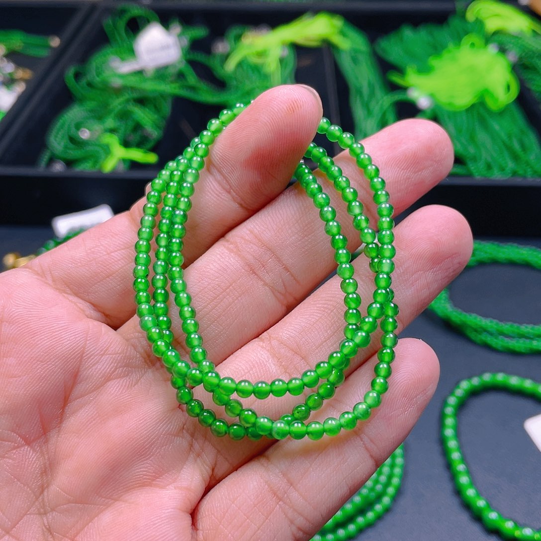 翡翠未镶嵌颈饰88588888888888