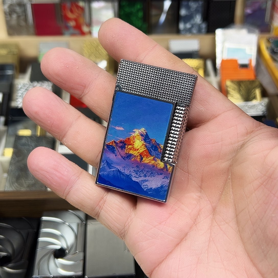 铜银色日照金山卡路单机简装