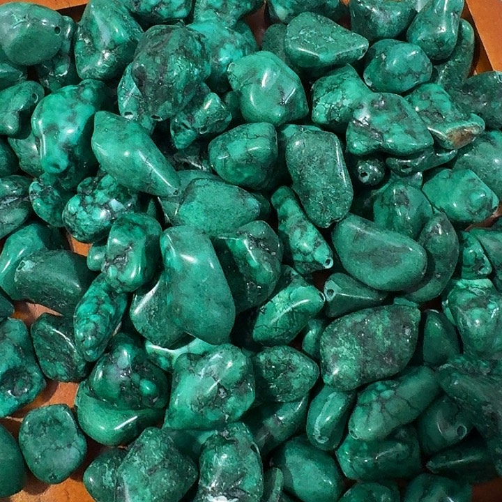 玛瑙/玉髓合金珠宝半成品5个绿色随行小号