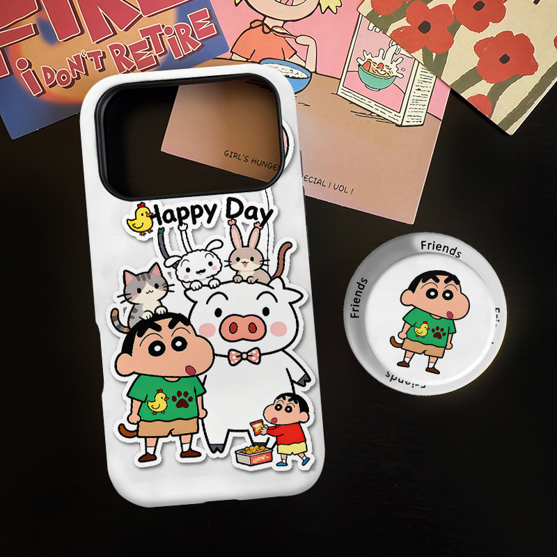 小新朋友们磁吸菲林二合一适用苹果17/16promax手机壳华为小米15