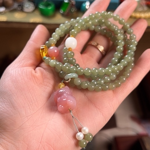 滴血莲花菩提吊坠