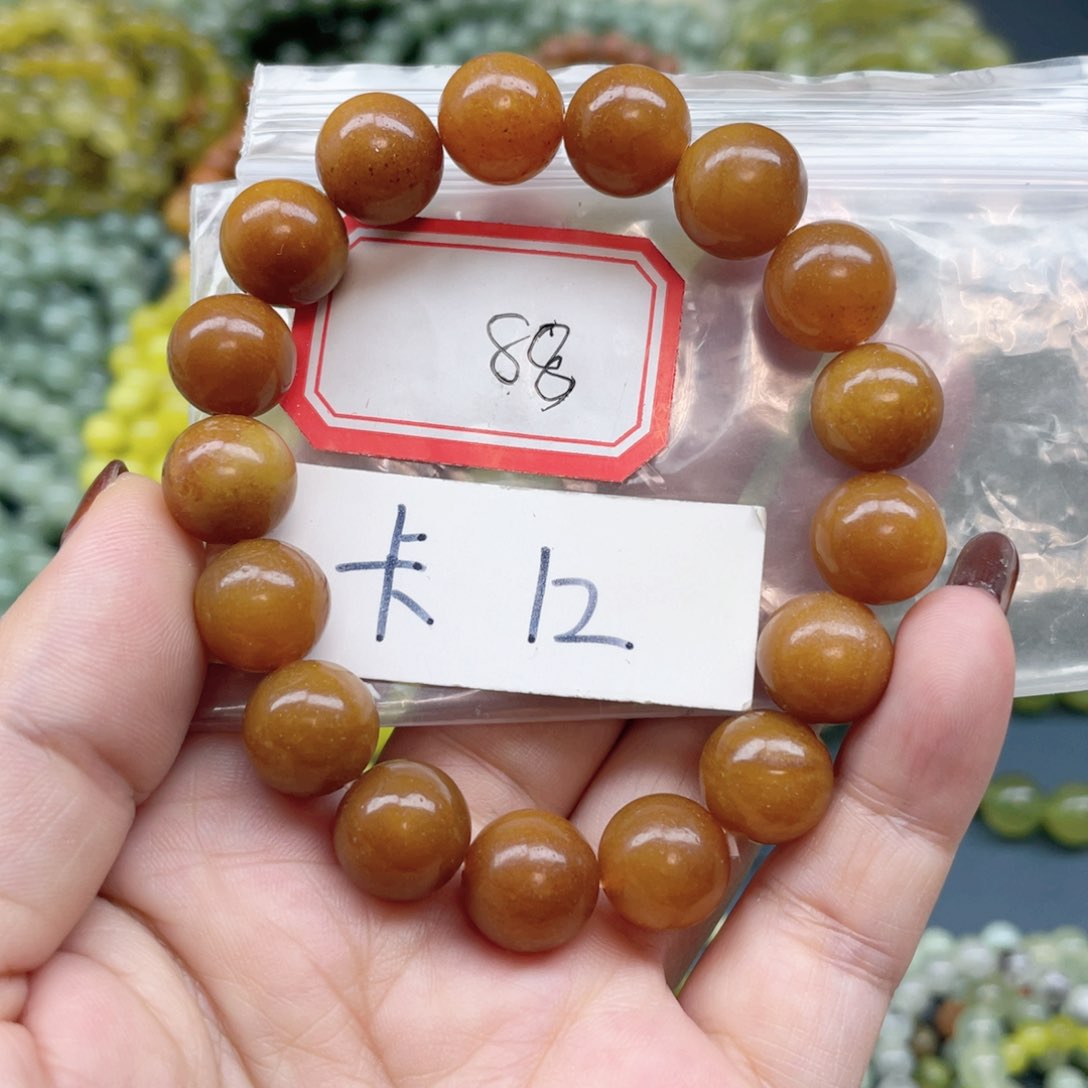 未镶嵌蛇纹石玉手串