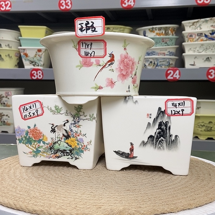 紫砂紫砂花盆0283