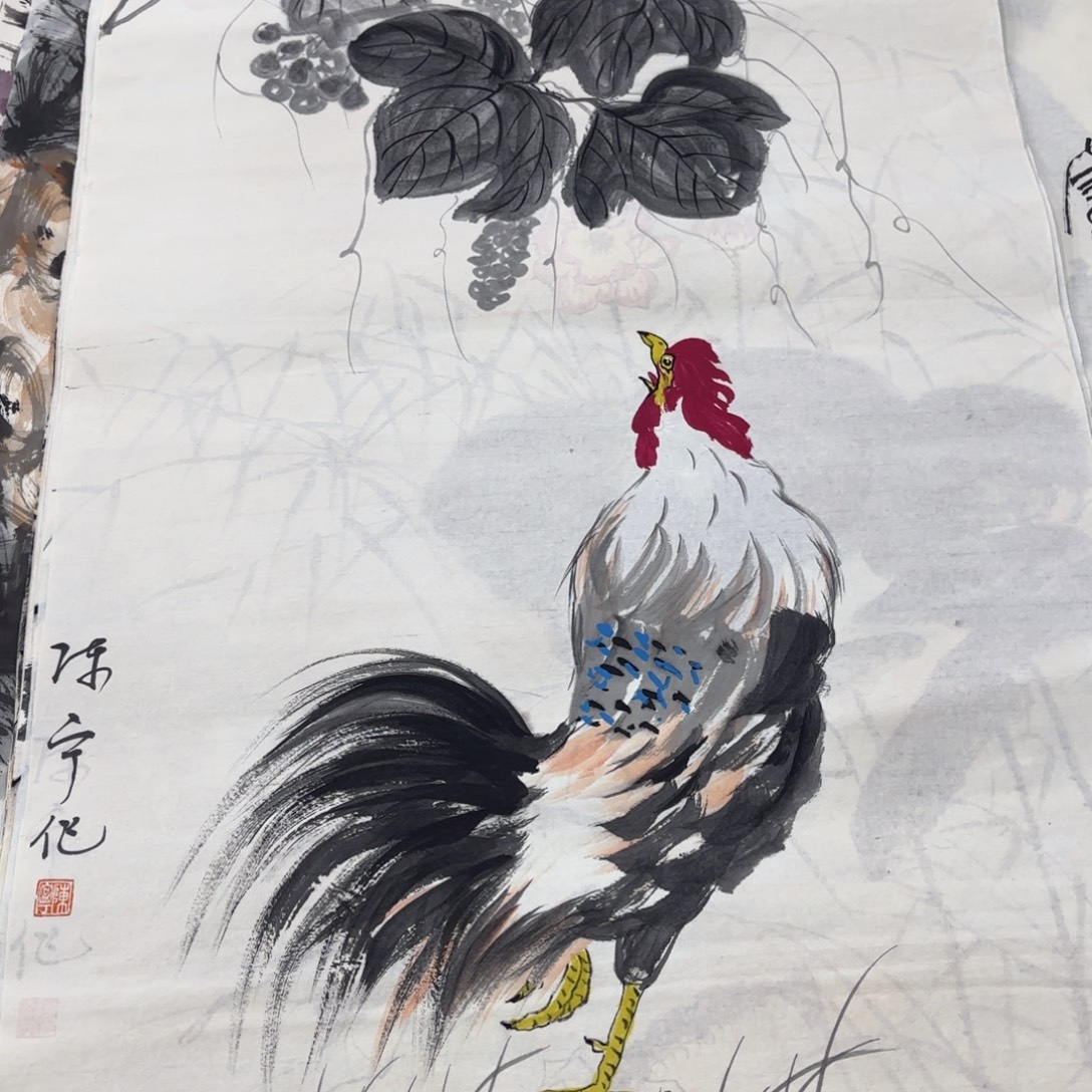 国画国画老师作品刘
