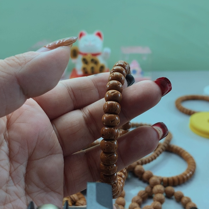 九**?桃核手串精工老型96