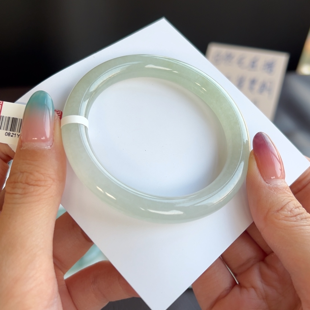 翡翠未镶嵌手镯15号 53.2