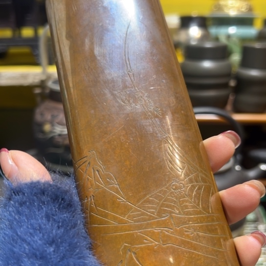 铜中古工艺品摆件