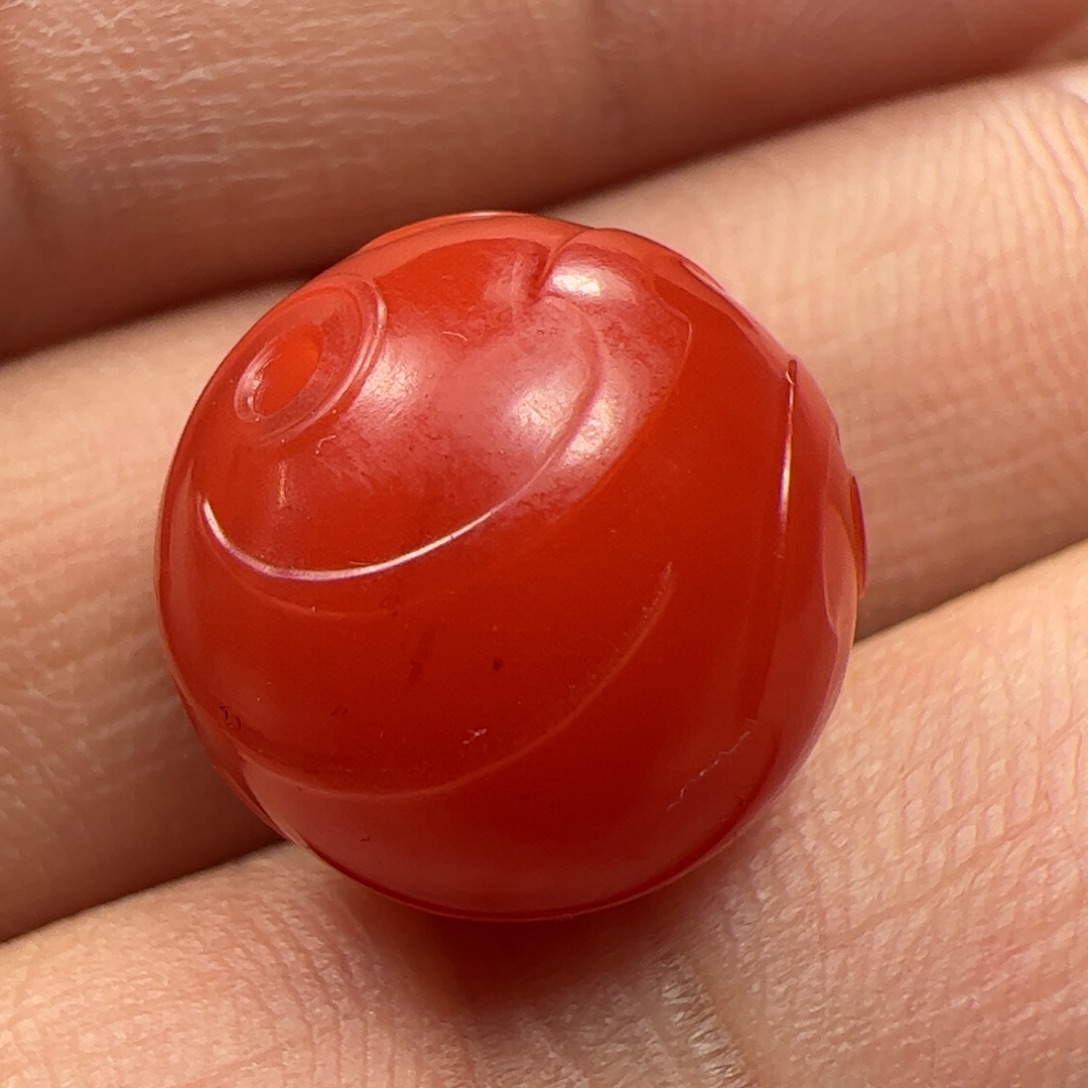 南红玛瑙珠子未镶嵌