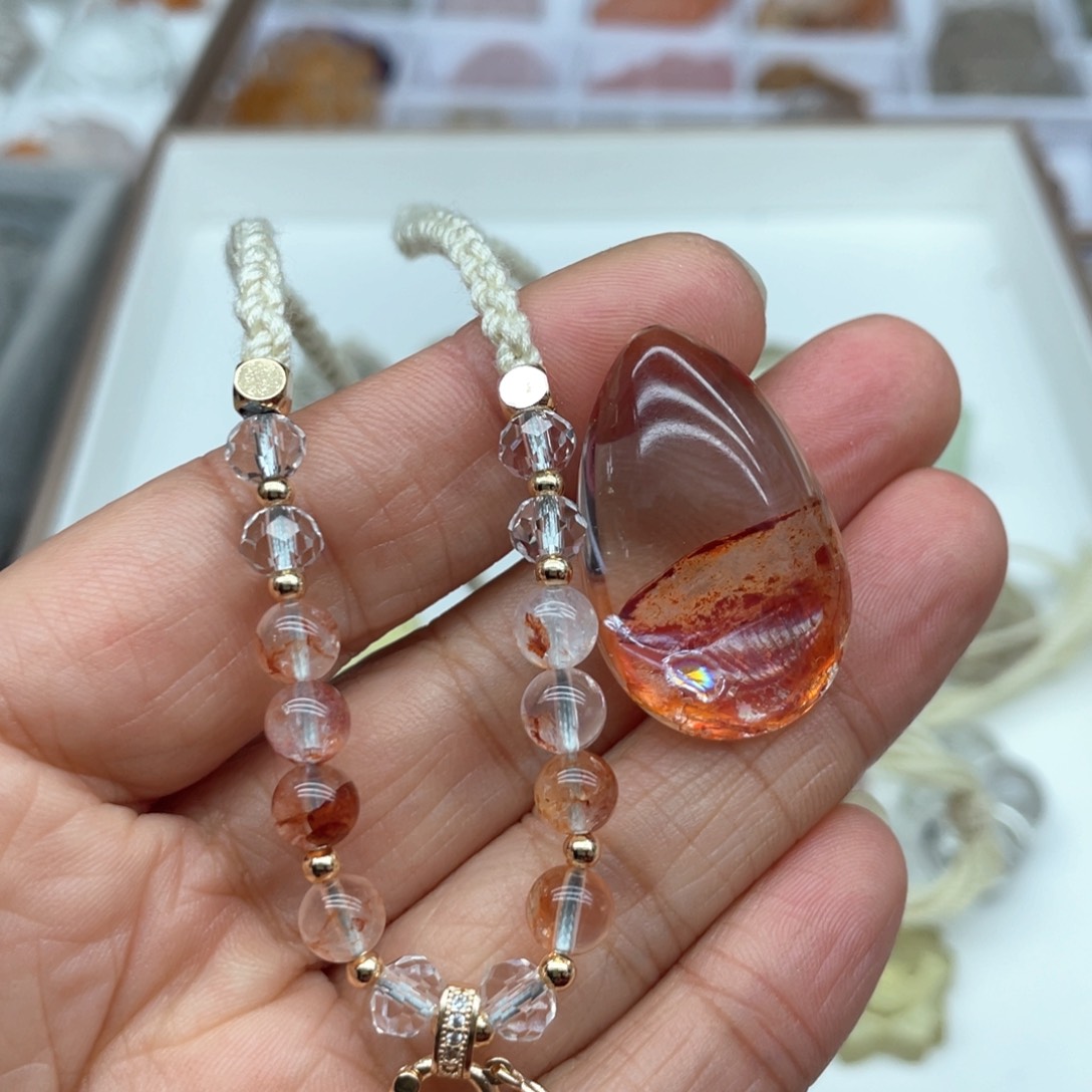 水晶吊坠(不含链)未镶嵌小*