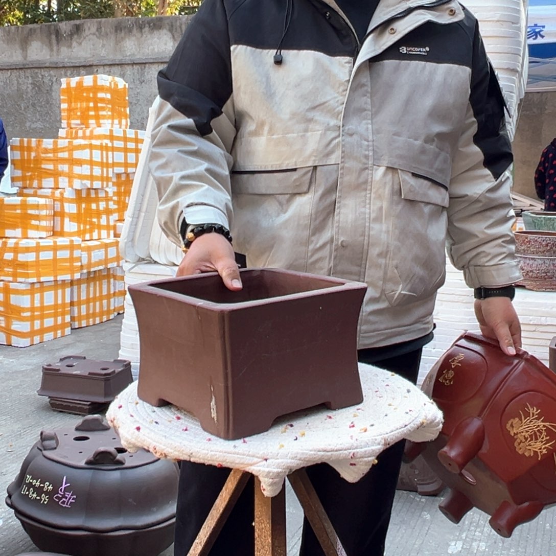 山***寒紫砂花盆紫砂花盆