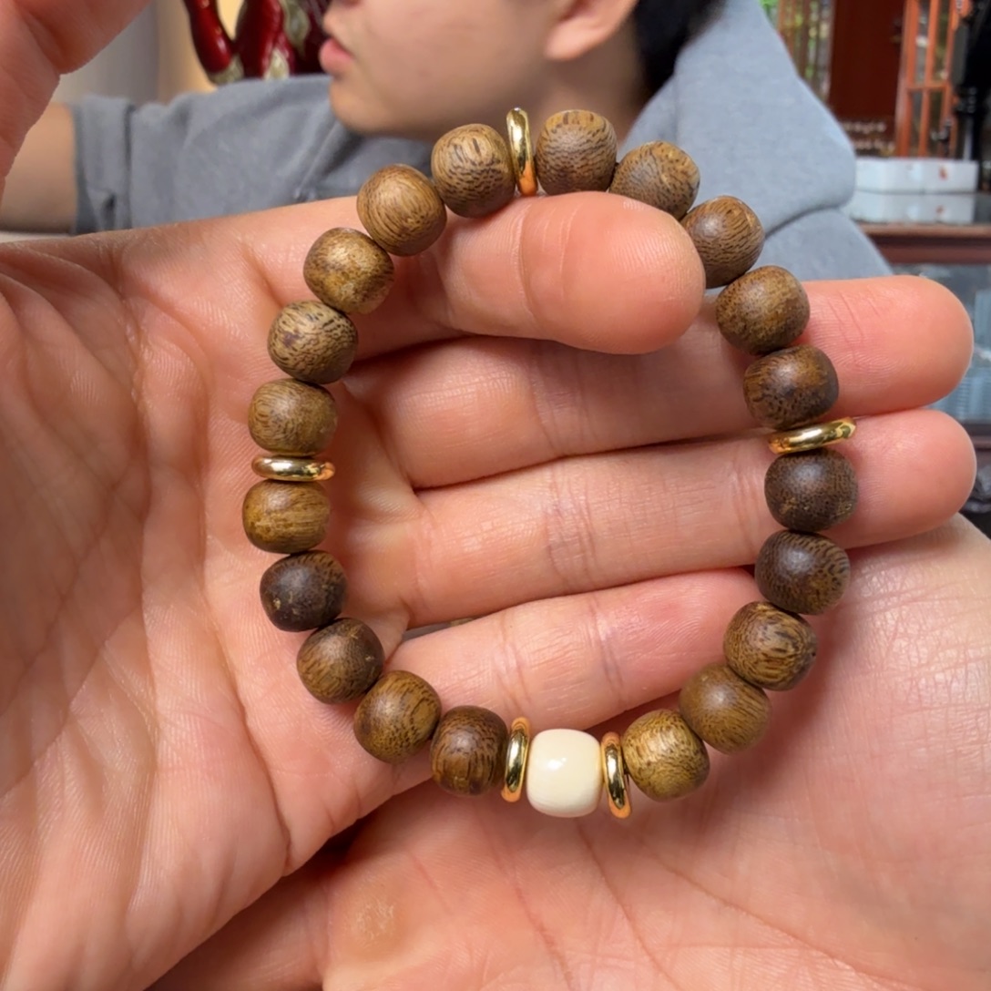 手串沉香高等级老型 diy 猛犸