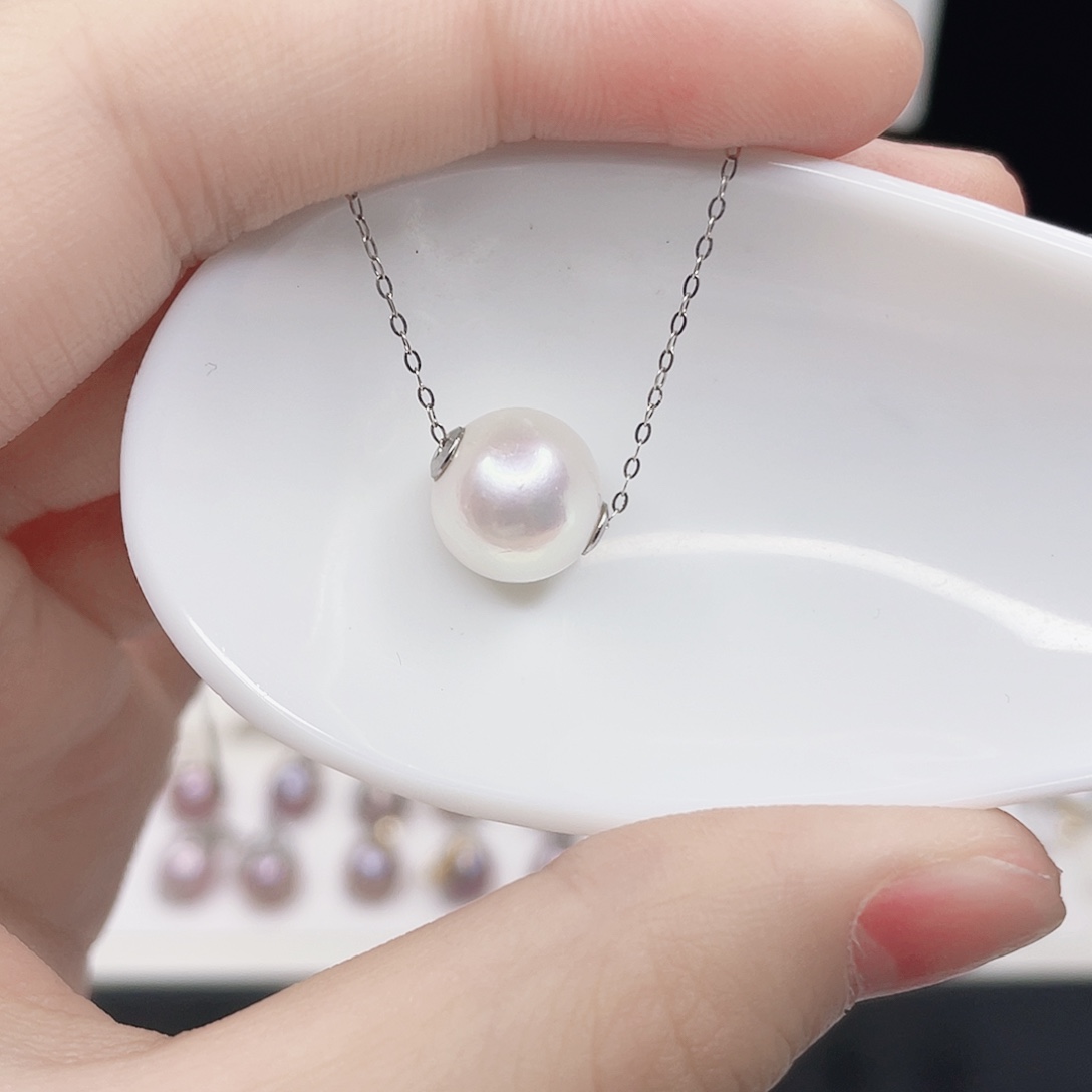银S925镶嵌吊坠(赠链)淡水珍珠