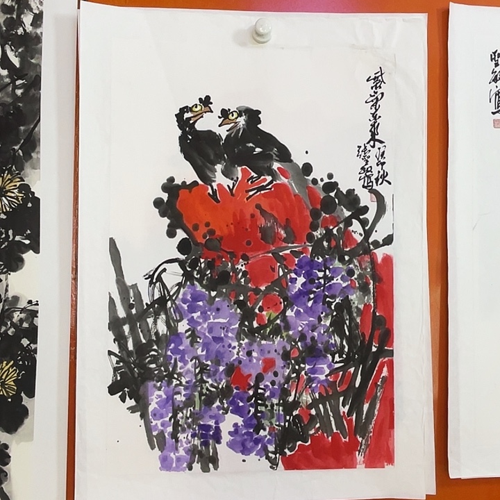 国画张圣敏先生纯手绘作品