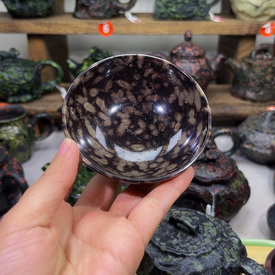 石材米粒石精品杯