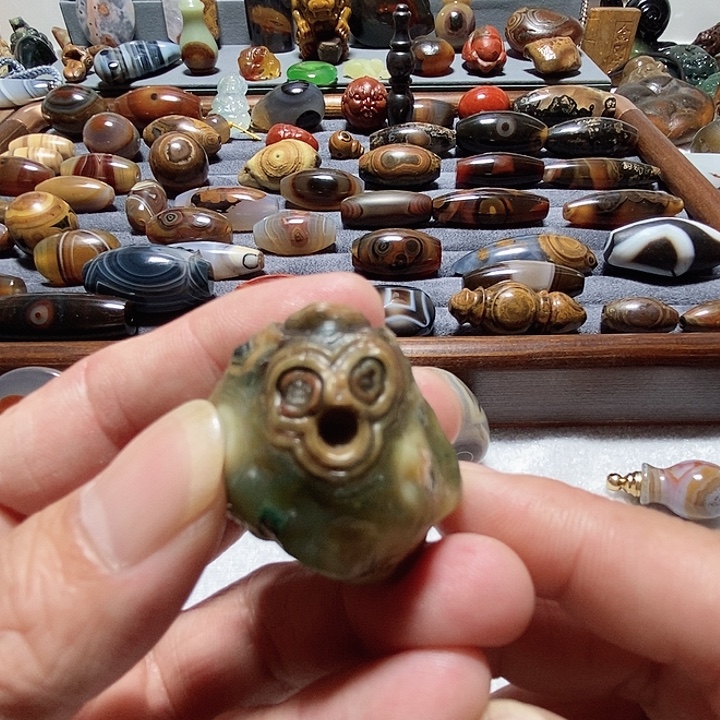 玛瑙/玉髓合金颈饰