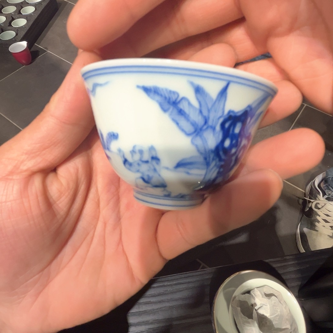 杯青花瓷器青花瓷器