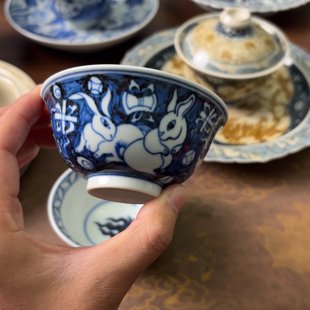 陶瓷摆件景德镇手绘茶器