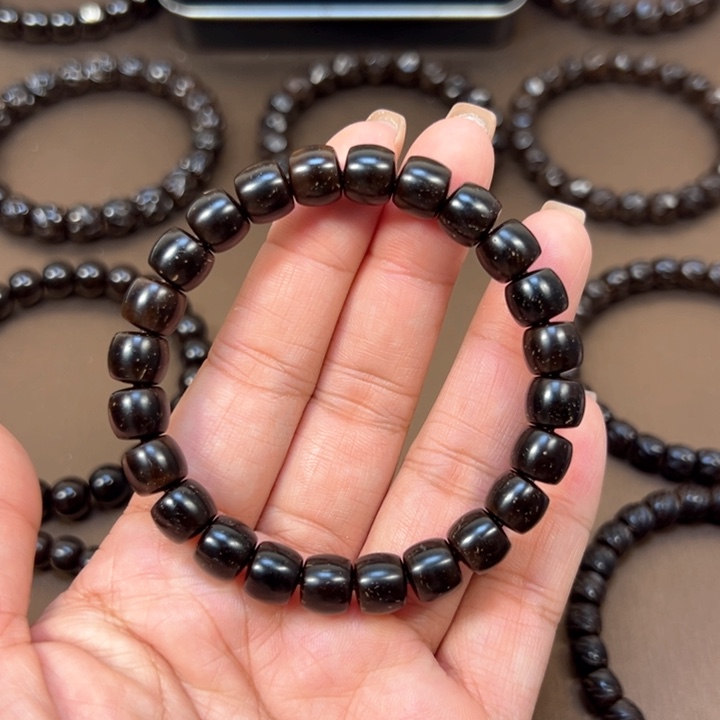 椰蒂手串9x8直切精品一物一图椰蒂