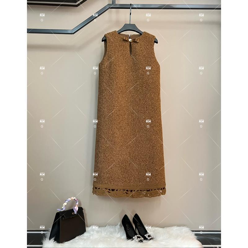 【玲】不褪色复古风显瘦默认款式连衣裙女装轻奢秋冬时尚 H-1529