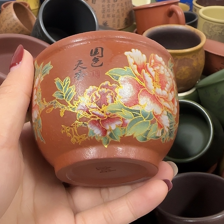 紫砂茶杯紫砂主人杯大放漏！