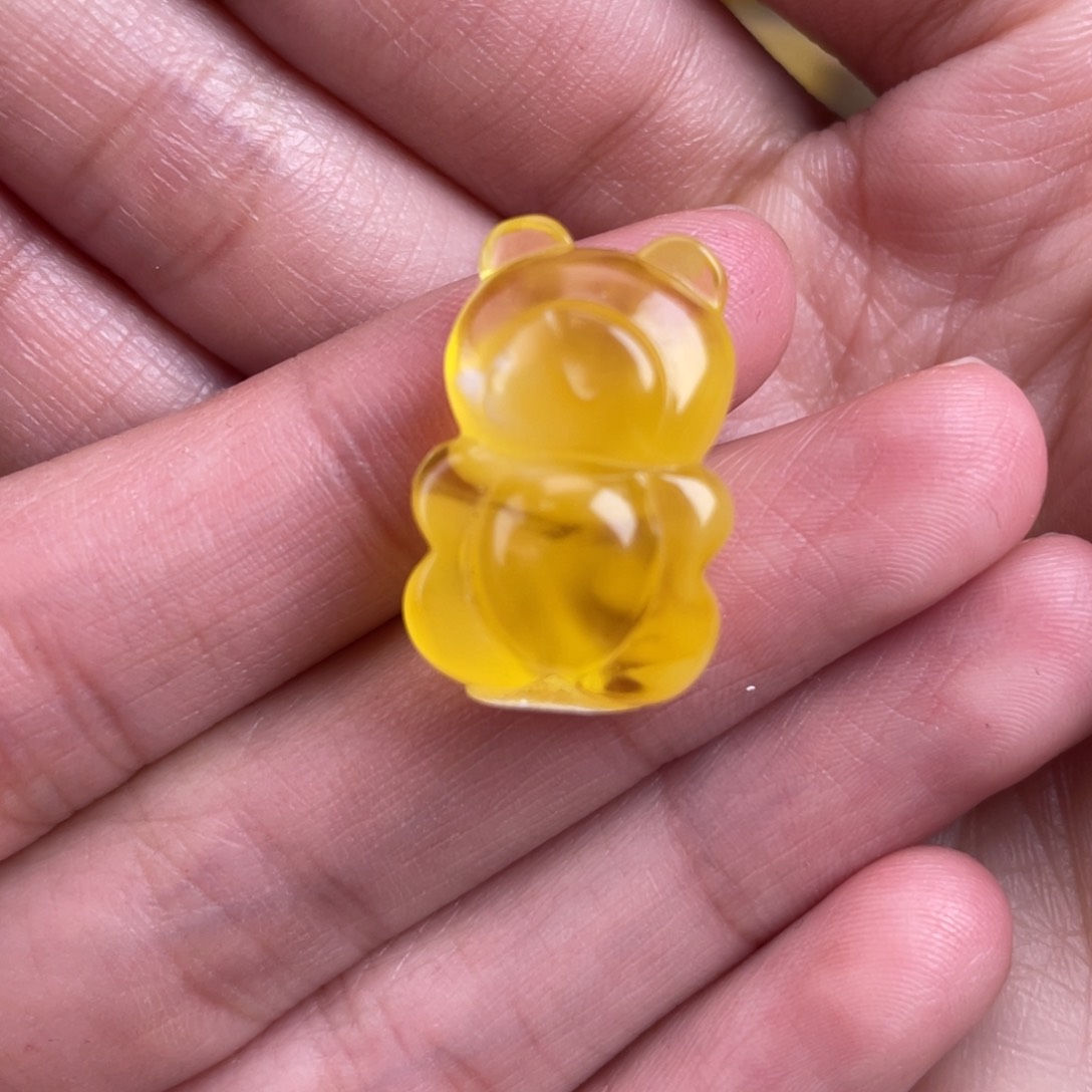 琥珀裸石未镶嵌蜜蜡