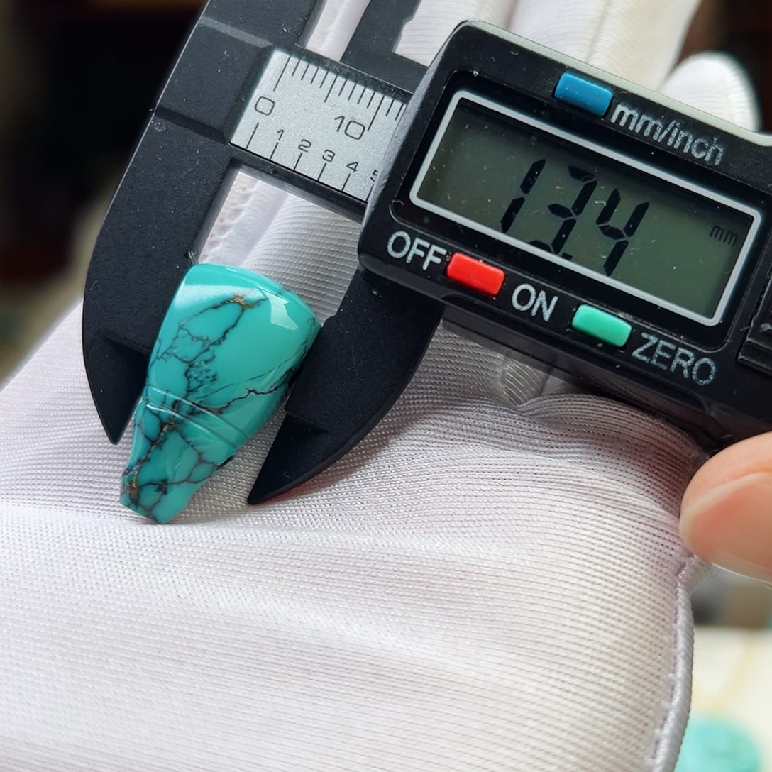 绿松石珠宝奇石未镶嵌12.1厚