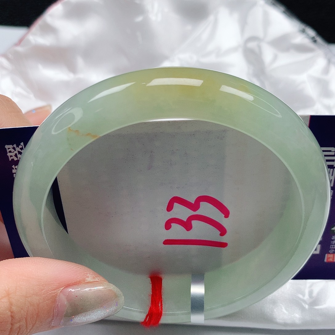 翡翠手镯未镶嵌58圈缅甸天然A货