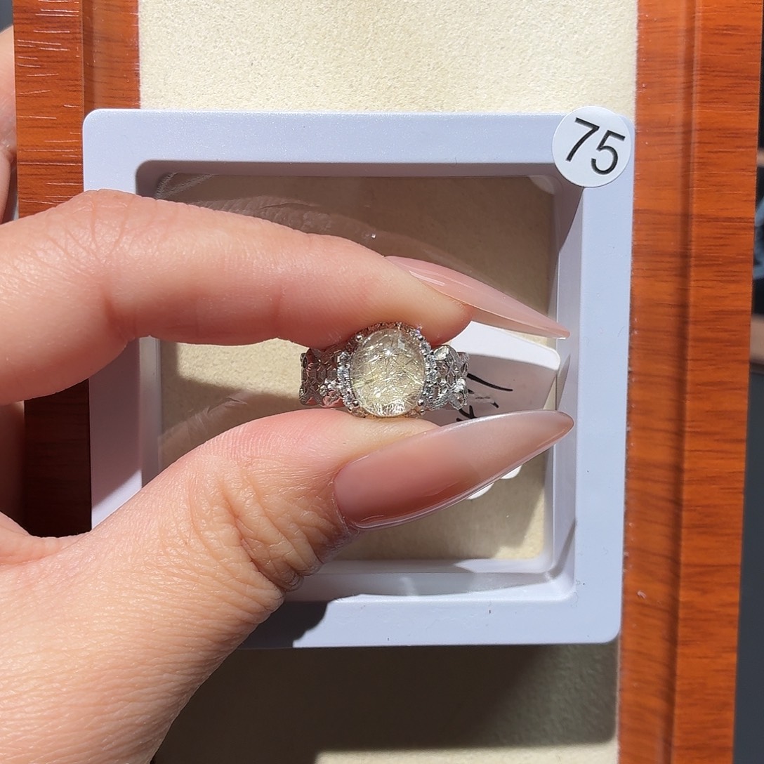 *****银S925镶嵌水晶戒指