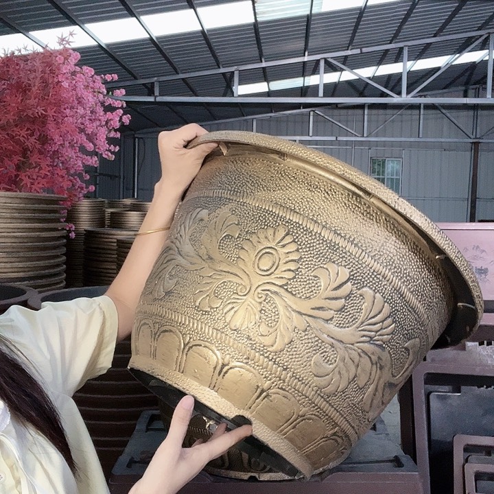 圆形50花盆一个有孔