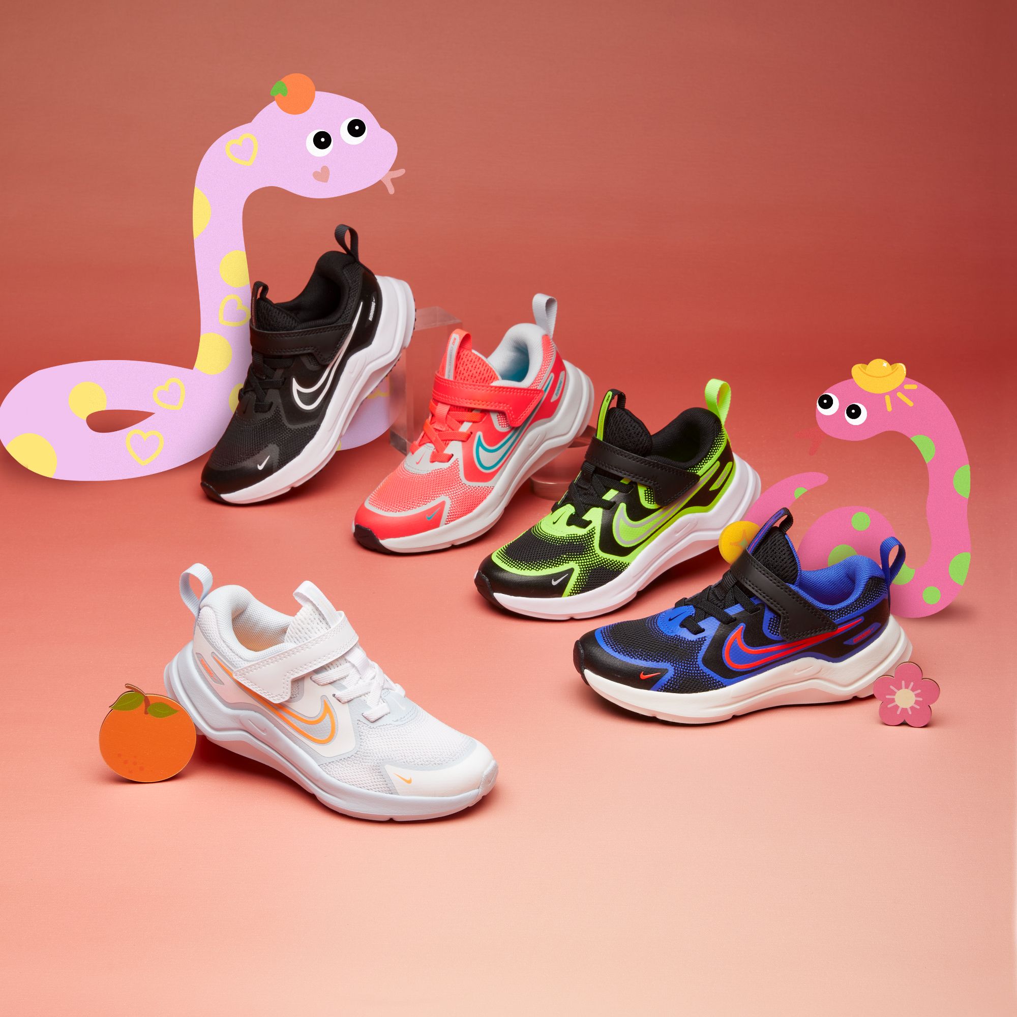 Nike Cosmic Runner 幼童夏季易穿脱运动鞋HM4400
