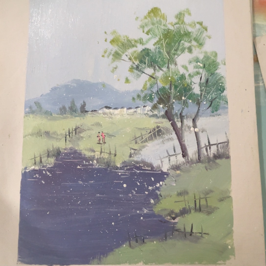 油画油画作品欣赏30.40带内框
